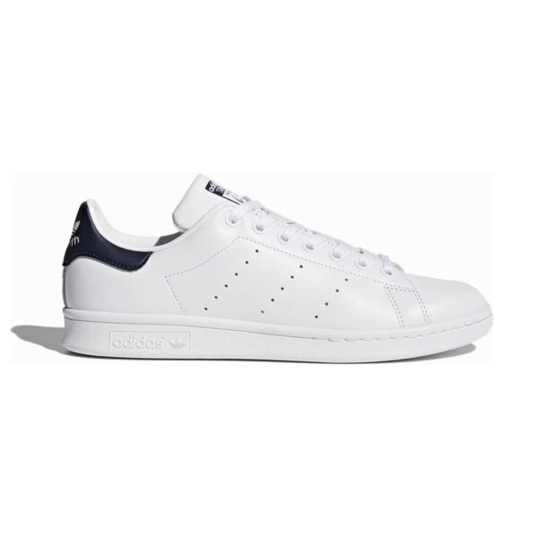 Scarpe Stan Smith Adidas in pelle bianca/blu