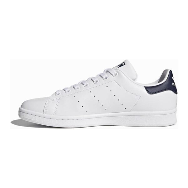 Scarpe Stan Smith Adidas in pelle bianca/blu