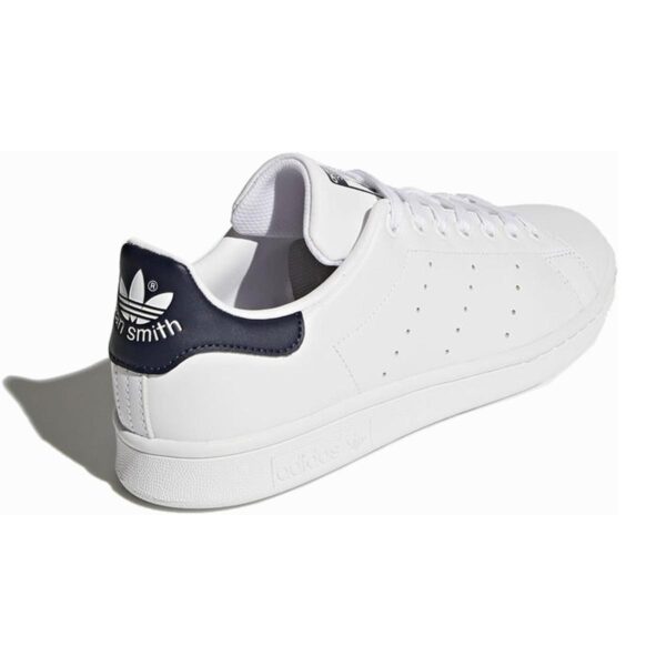 Scarpe Stan Smith Adidas in pelle bianca/blu