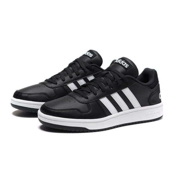 Scarpe Adidas Hoops 2.0 Nere e Bianche