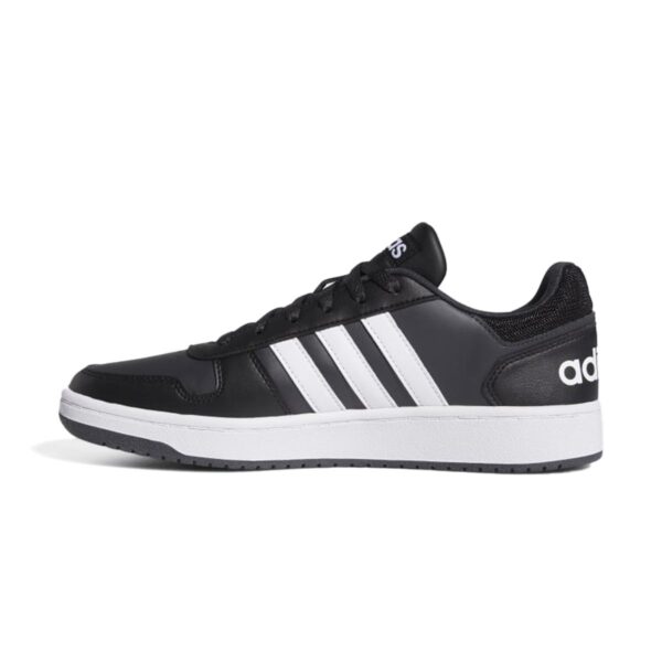 Scarpe Adidas Hoops 2.0 Nere e Bianche