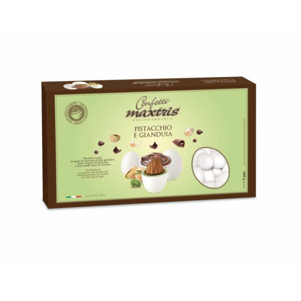 Confetti Maxtris Pistacchio e Gianduia 1Kg