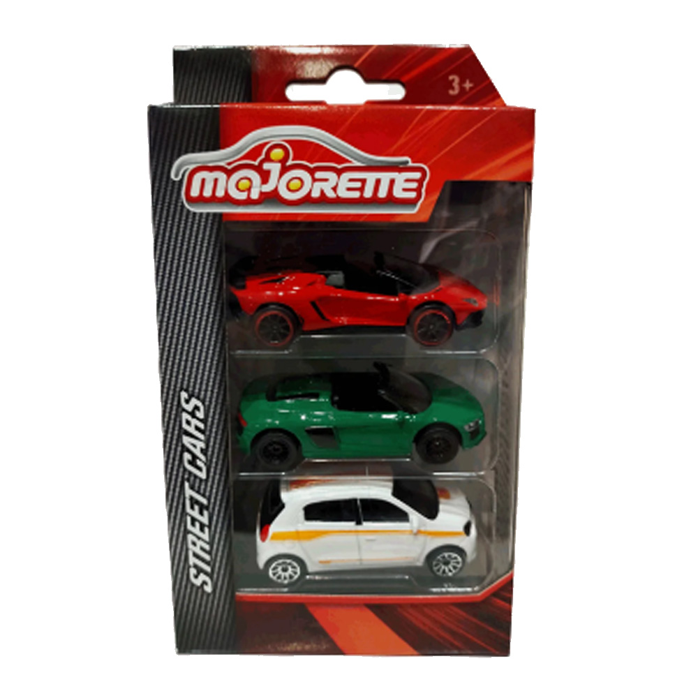 Majorette Street Cars 3 pz-2 Senza 1 Veicolo con Parti apribili