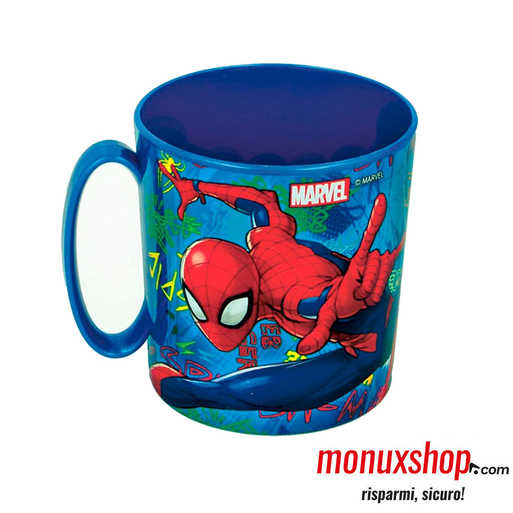 MARVEL SPIDERMAN TAZZA IN PLASTICA 