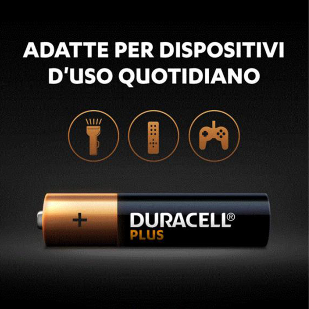 DURACELL Piles Plus power AAA x18 5000394018723