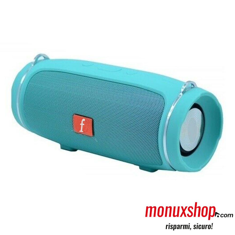 CASSA BLUETOOTH PORTATILE USB CHARGE MINI 4+ AZZURRO 