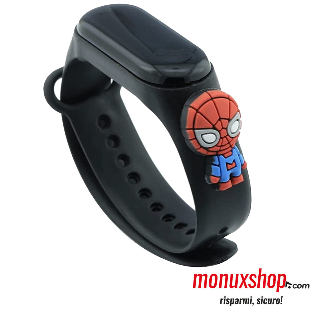 SMART BAND OROLOGIO DIGITALE BRACCIALETTO IN SILICONE SPIDERMAN 